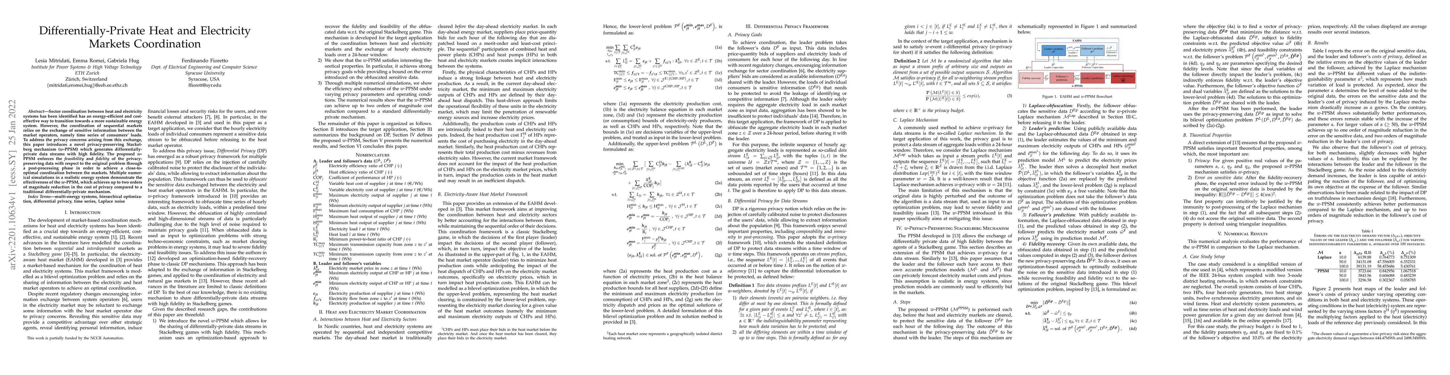 Thumbnail for Differentially-Private Heat and Electricity Markets Coordination