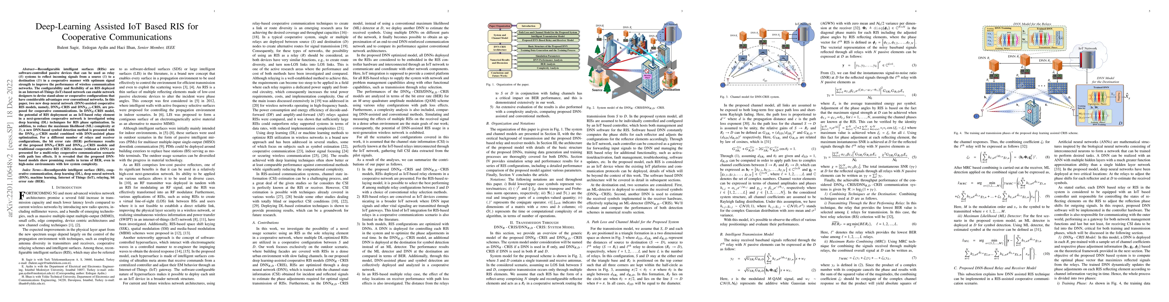 Thumbnail for Deep-Learning Assisted IoT Based RIS for Cooperative Communications