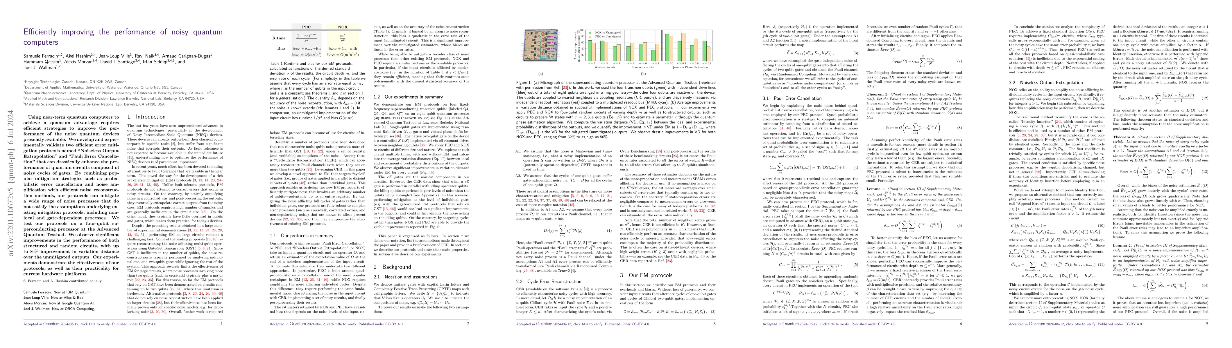 Thumbnail for Efficiently improving the performance of noisy quantum computers