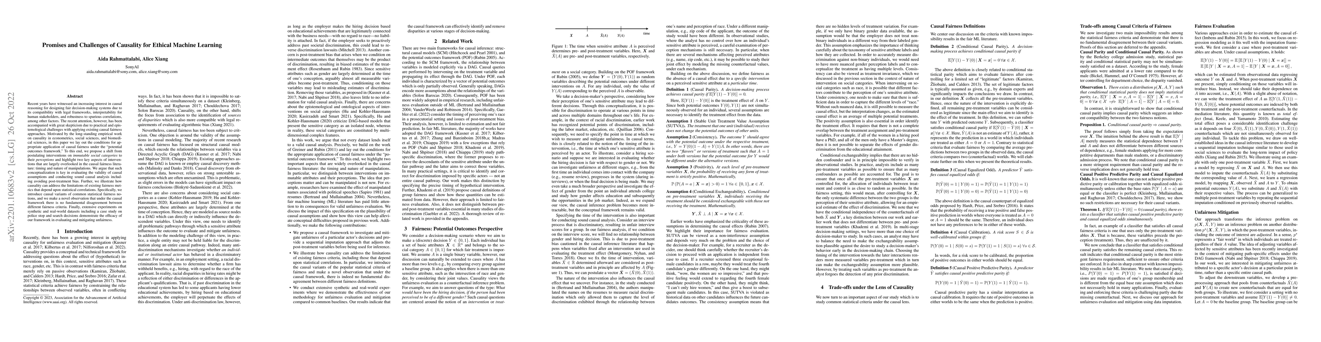 Thumbnail for Promises and Challenges of Causality for Ethical Machine Learning