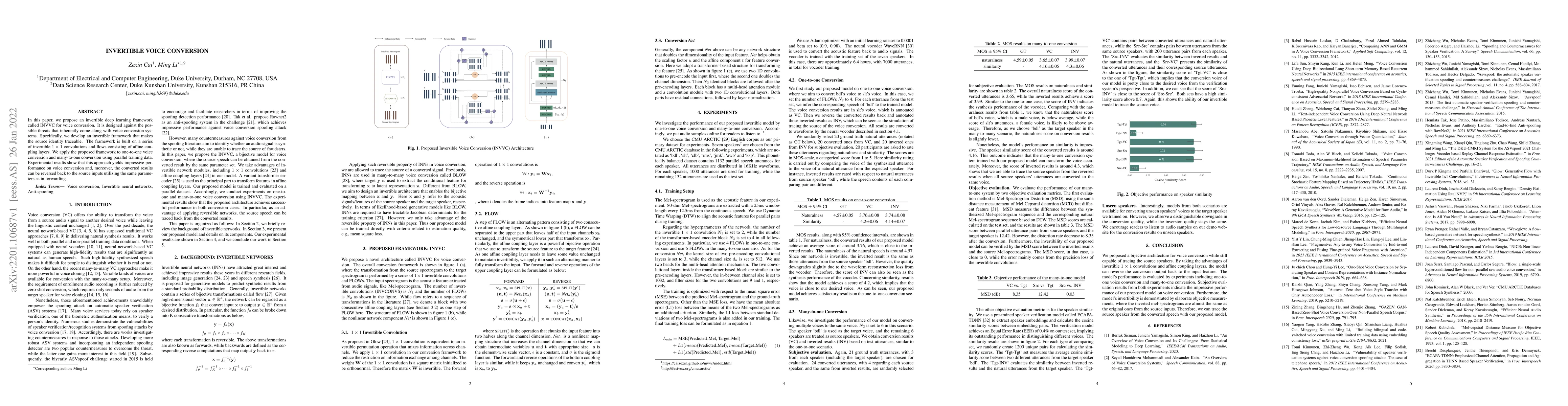 Thumbnail for Invertible Voice Conversion