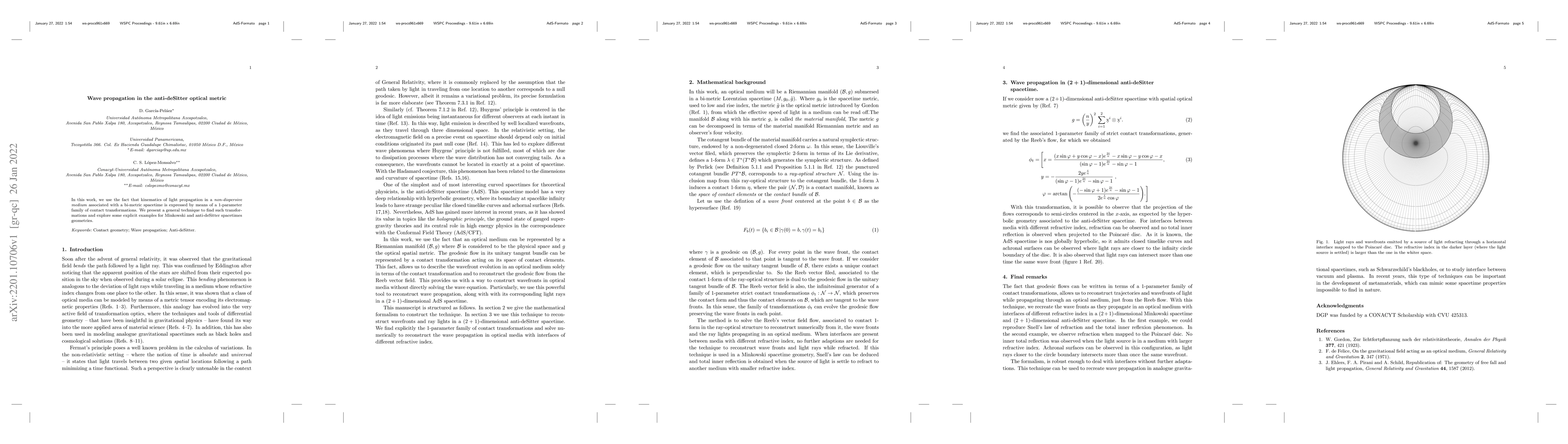 Thumbnail for Wave propagation in the anti-deSitter optical metric