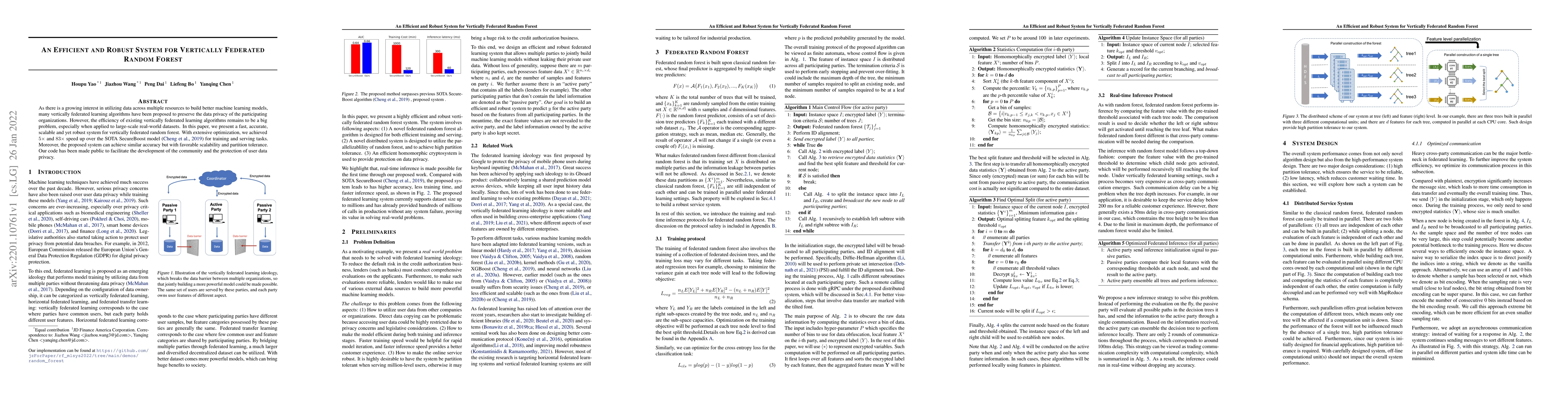 Thumbnail for An Efficient and Robust System for Vertically Federated Random Forest