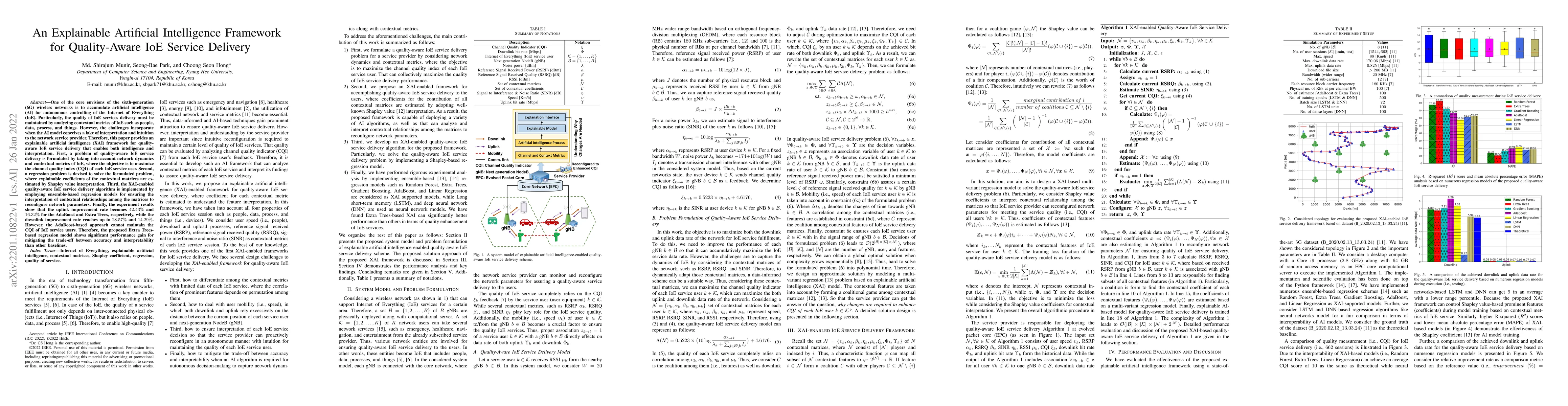 Thumbnail for An Explainable Artificial Intelligence Framework for Quality-Aware IoE
  Service Delivery