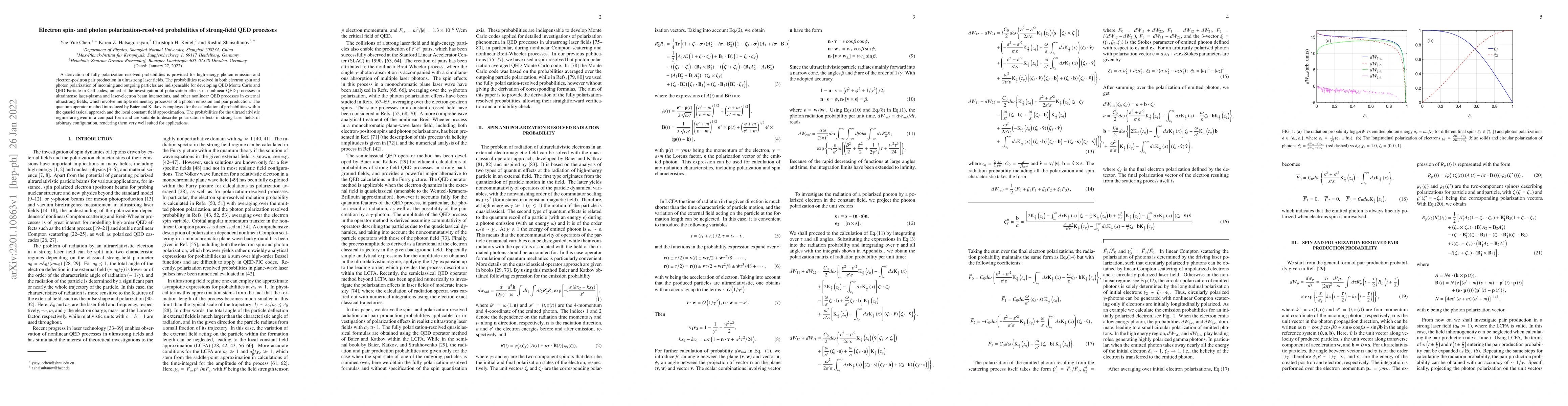 Thumbnail for Electron spin- and photon polarization-resolved probabilities of
  strong-field QED processes