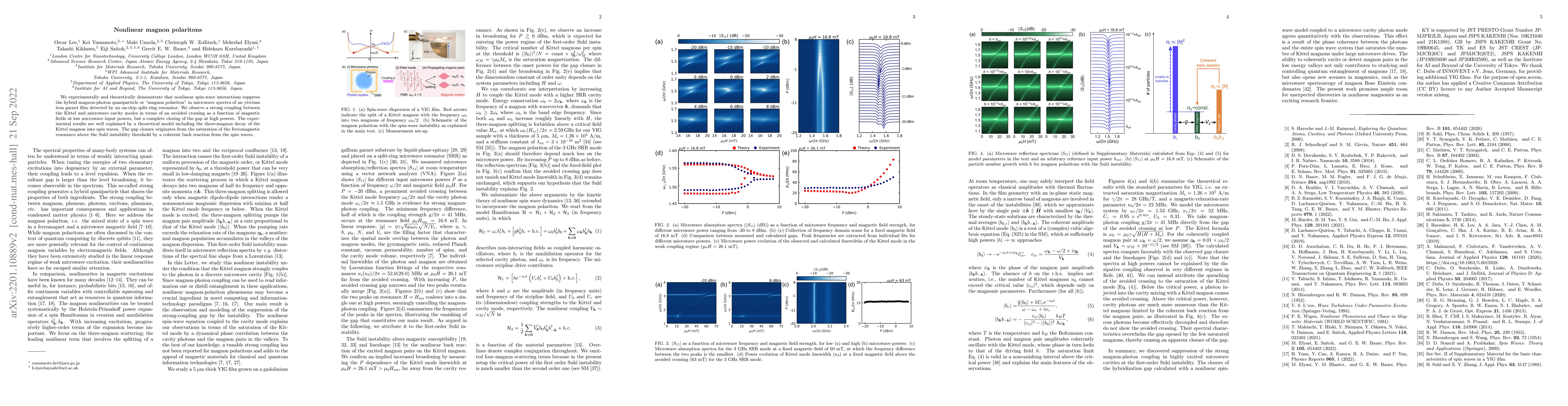 Thumbnail for Nonlinear magnon polaritons