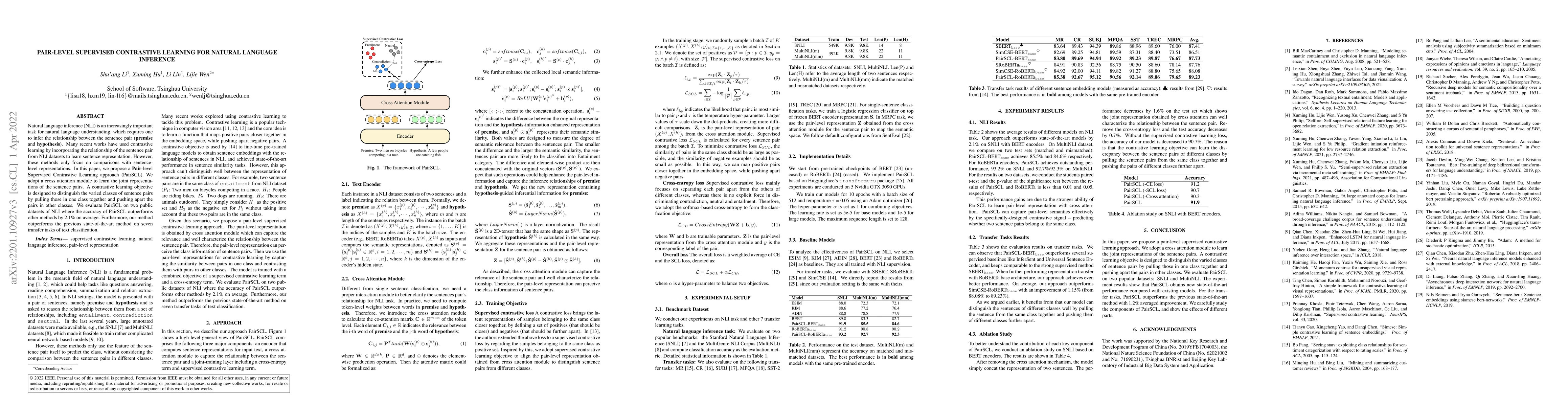 Thumbnail for Pair-Level Supervised Contrastive Learning for Natural Language
  Inference