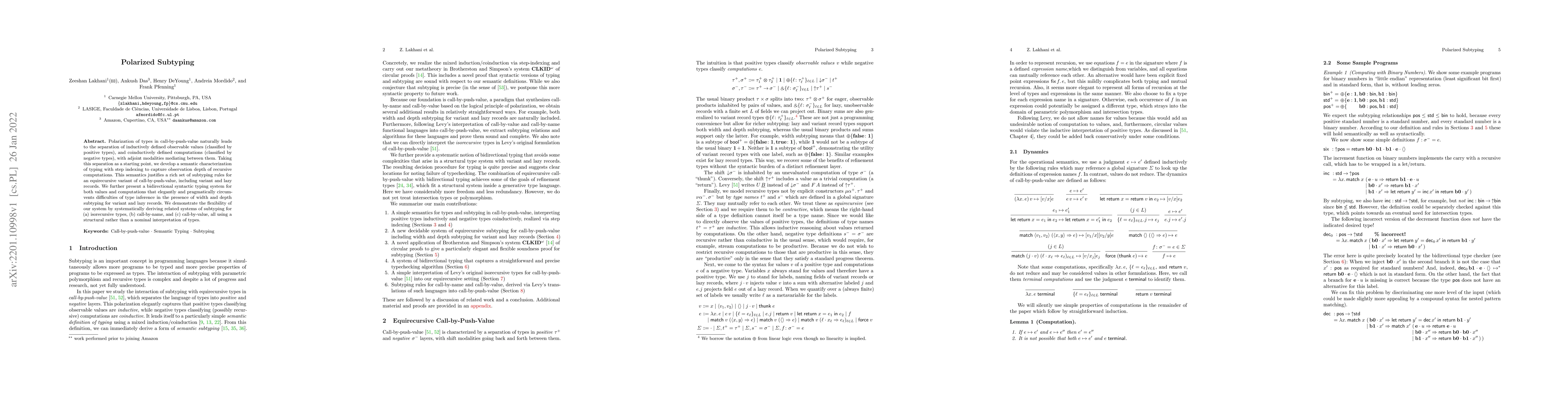 Thumbnail for Polarized Subtyping