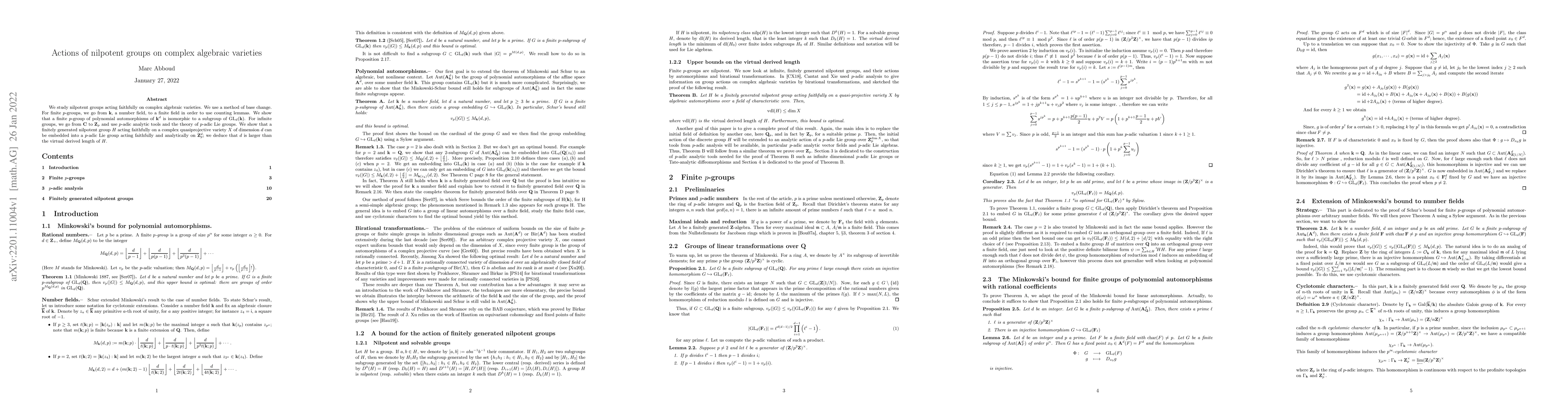 Thumbnail for Actions of nilpotent groups on complex algebraic varieties