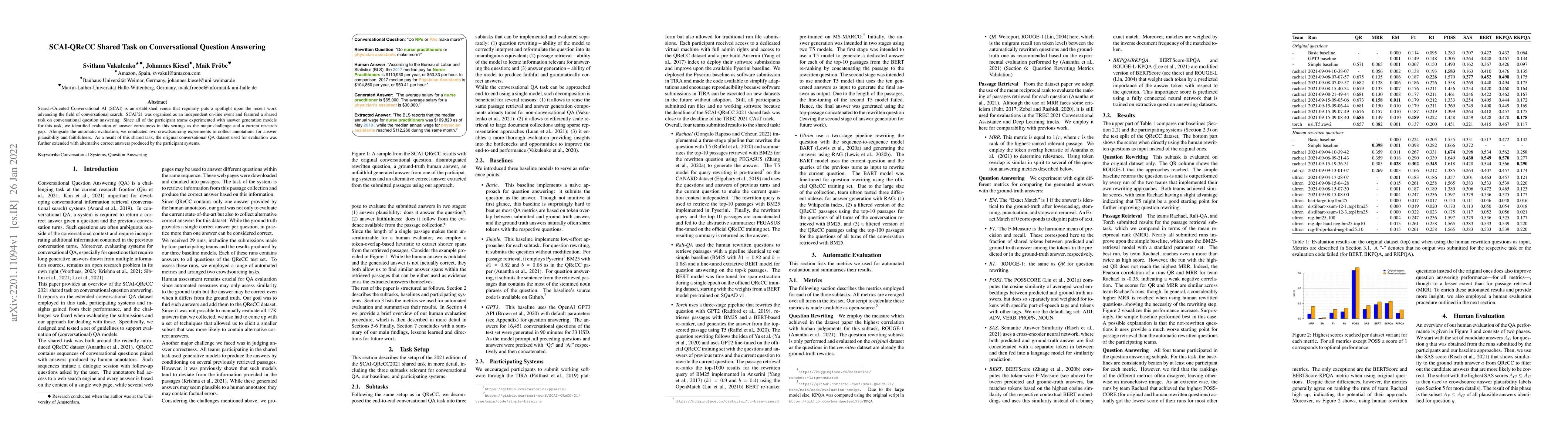 Thumbnail for SCAI-QReCC Shared Task on Conversational Question Answering