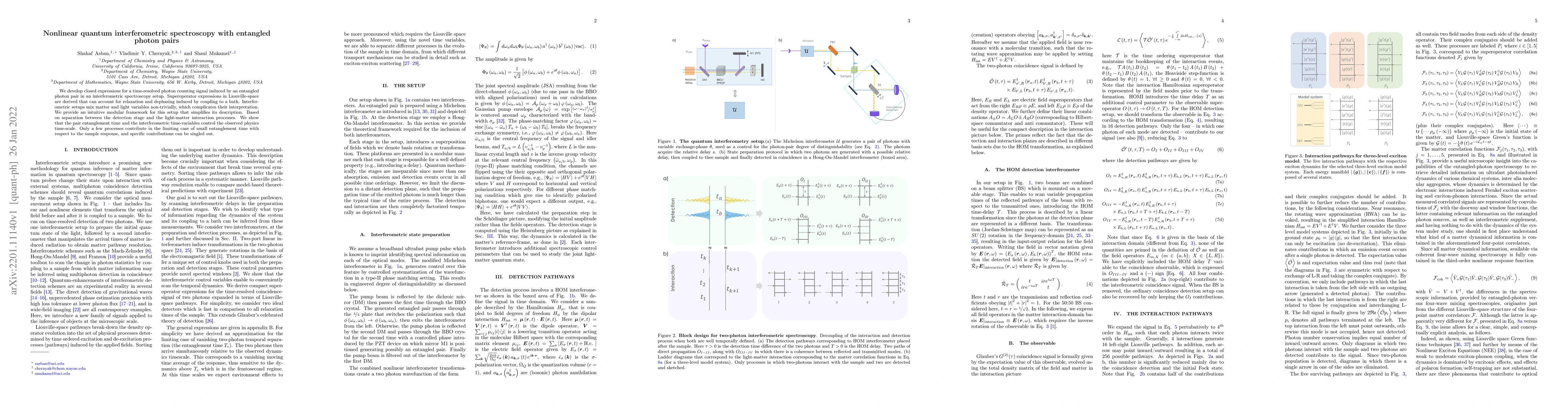 Thumbnail for Nonlinear quantum interferometric spectroscopy with entangled photon
  pairs