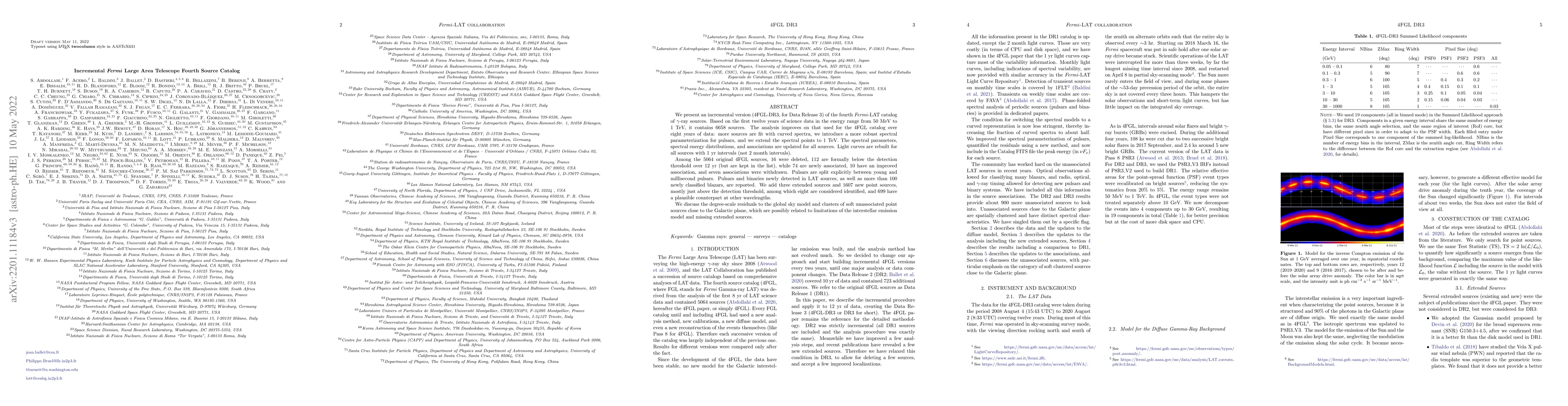 Thumbnail for Incremental Fermi Large Area Telescope Fourth Source Catalog