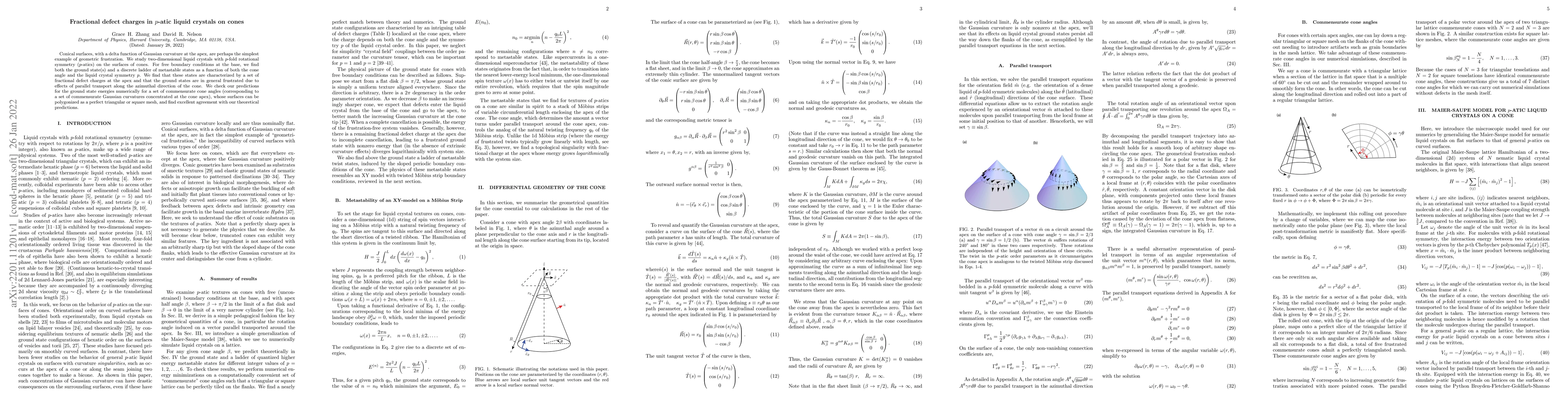 Thumbnail for Fractional defect charges in $p$-atic liquid crystals on cones