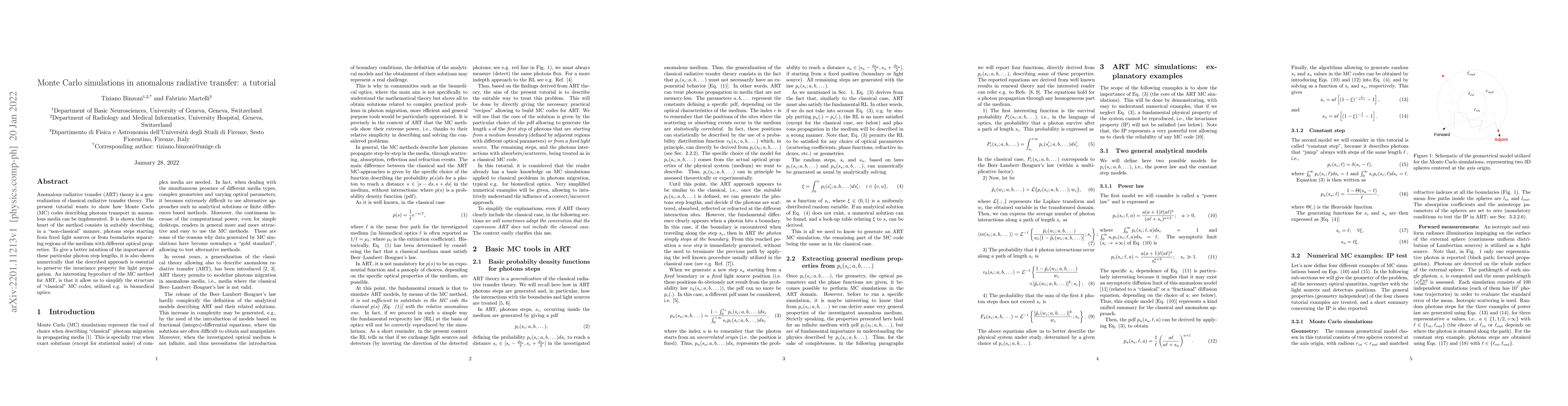 Thumbnail for Monte Carlo simulations in anomalous radiative transfer: a tutorial