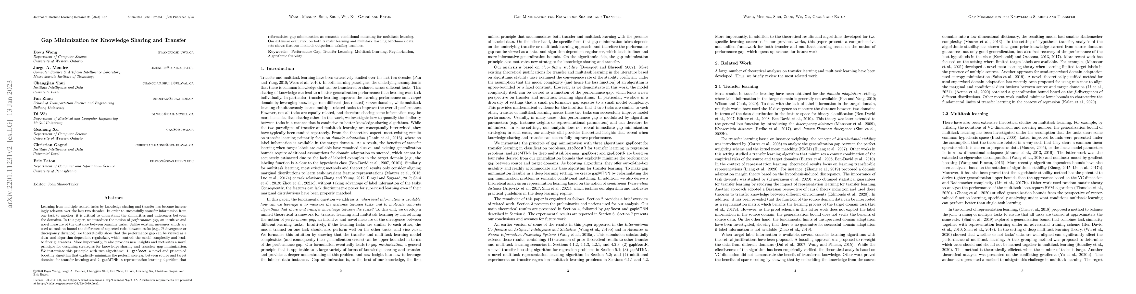 Thumbnail for Gap Minimization for Knowledge Sharing and Transfer