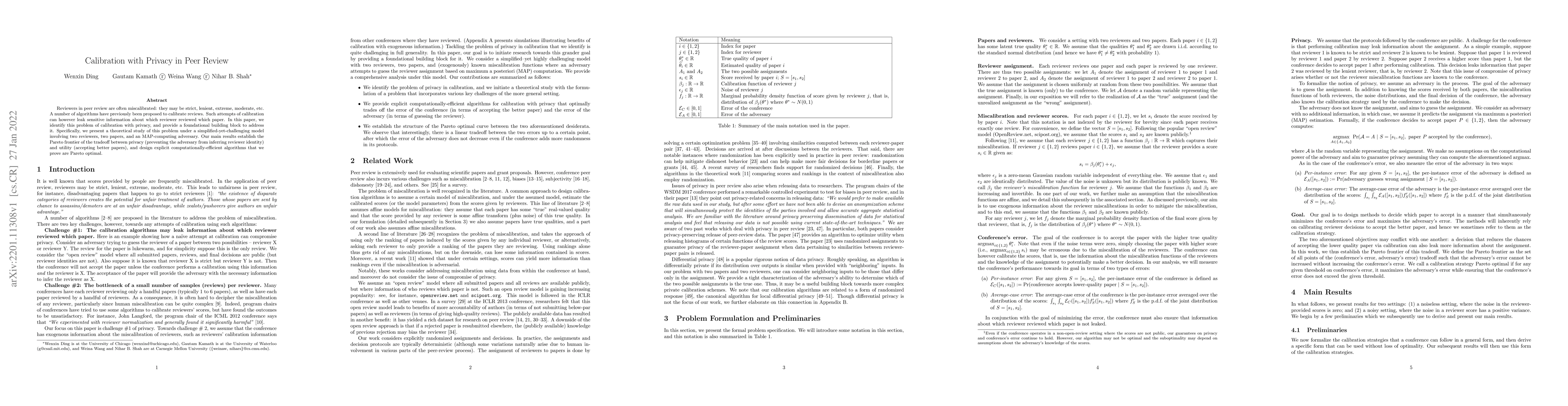 Thumbnail for Calibration with Privacy in Peer Review