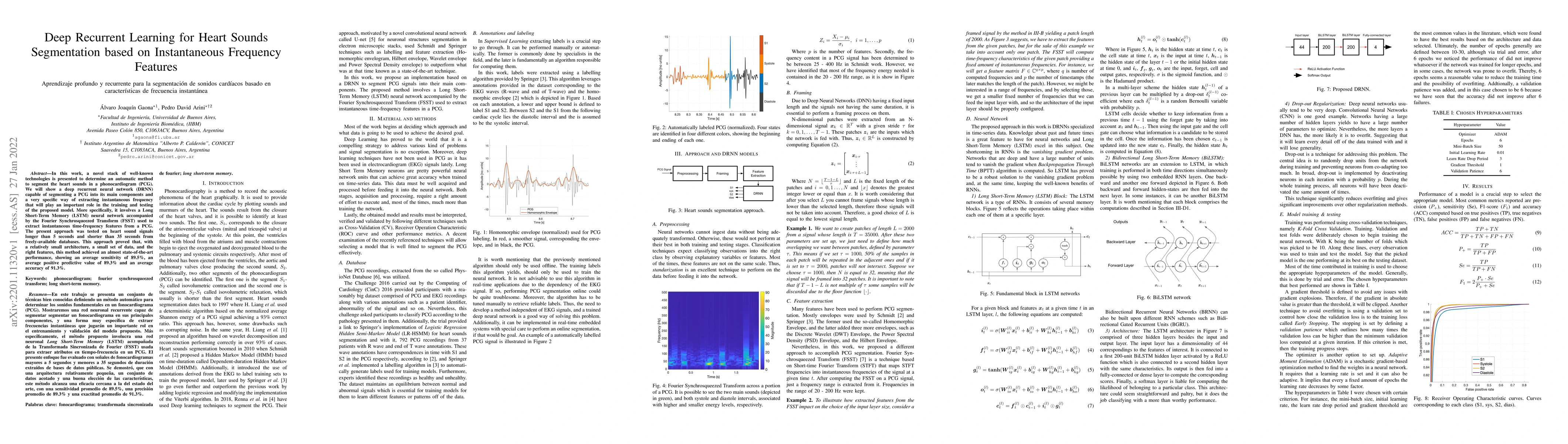 Thumbnail for Deep Recurrent Learning for Heart Sounds Segmentation based on
  Instantaneous Frequency Features