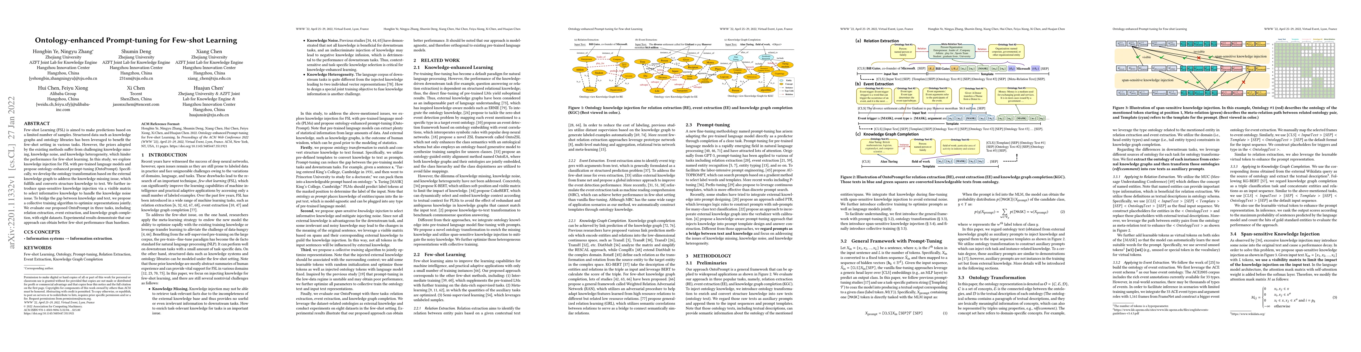 Thumbnail for Ontology-enhanced Prompt-tuning for Few-shot Learning