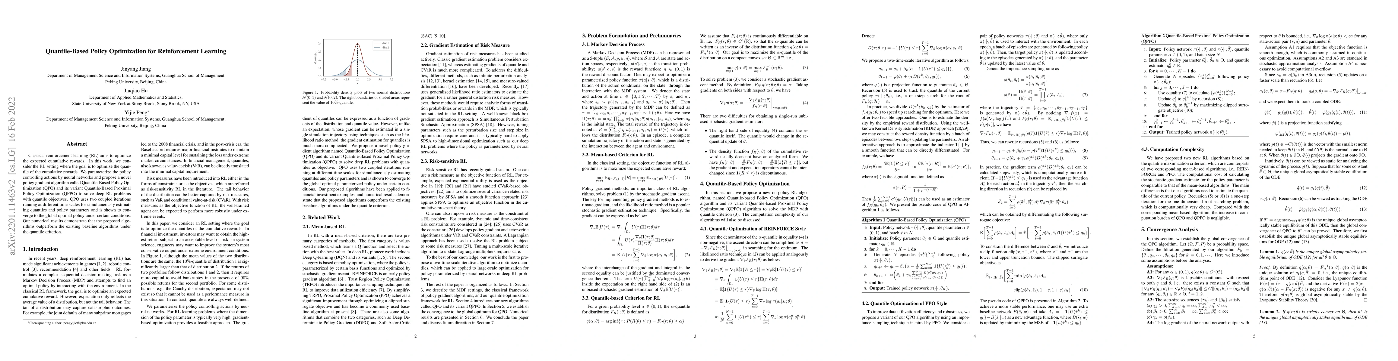 Thumbnail for Quantile-Based Policy Optimization for Reinforcement Learning