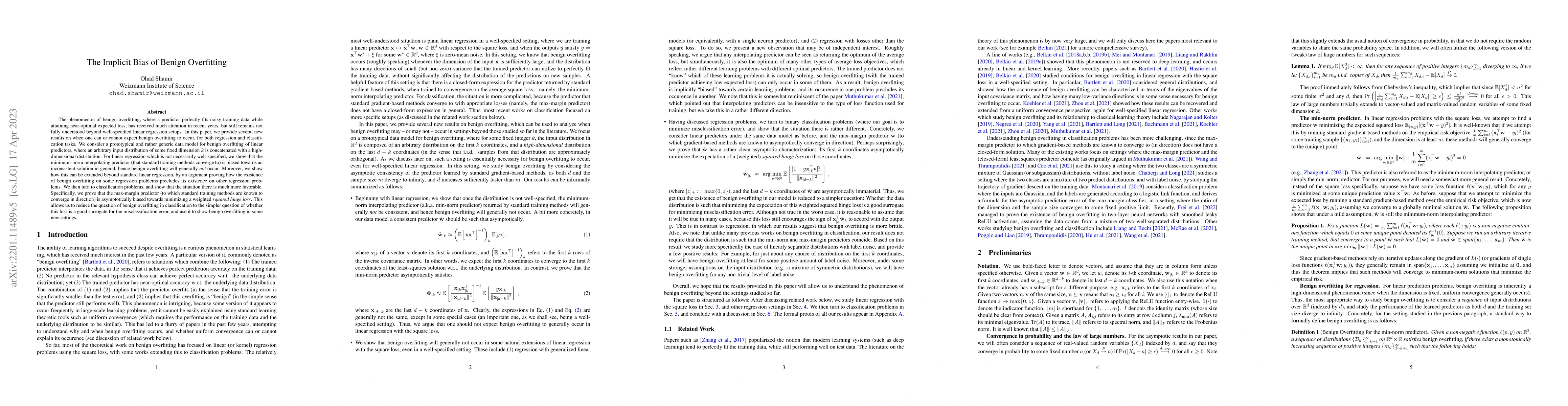 Thumbnail for The Implicit Bias of Benign Overfitting