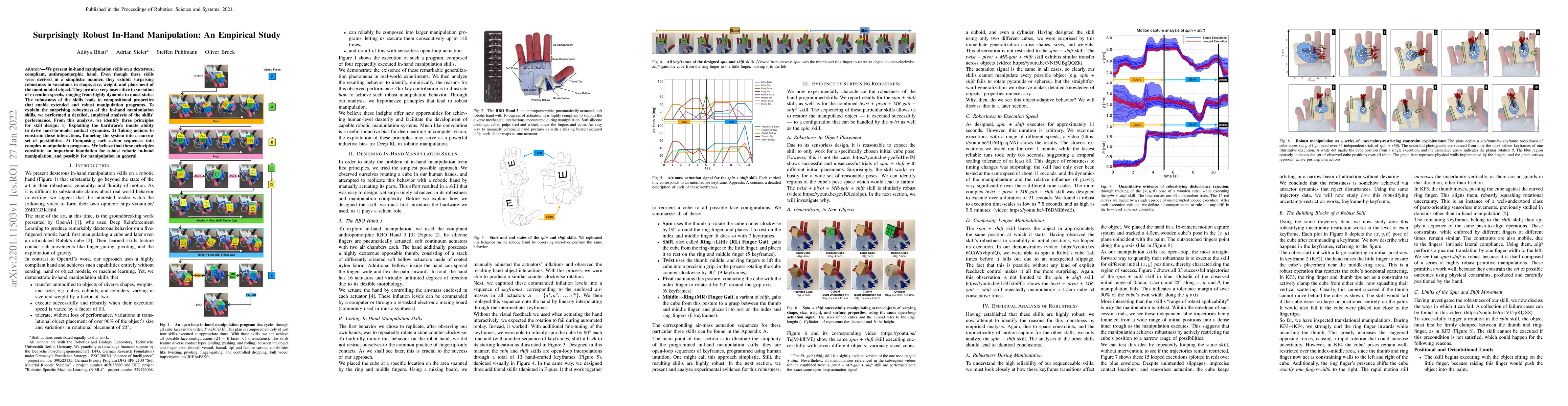 Thumbnail for Surprisingly Robust In-Hand Manipulation: An Empirical Study