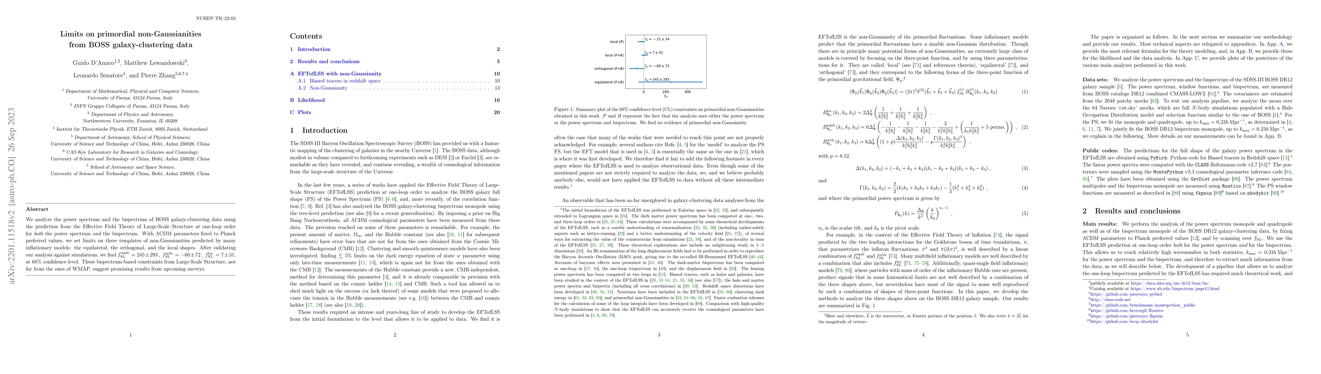 Thumbnail for Limits on primordial non-Gaussianities from BOSS galaxy-clustering data