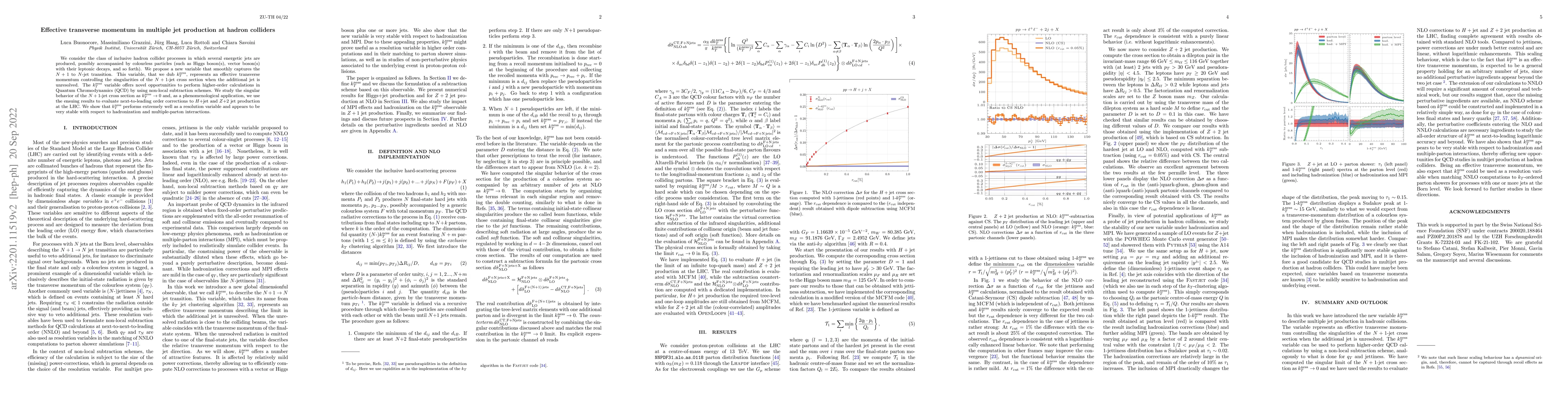 Thumbnail for Effective transverse momentum in multiple jet production at hadron
  colliders