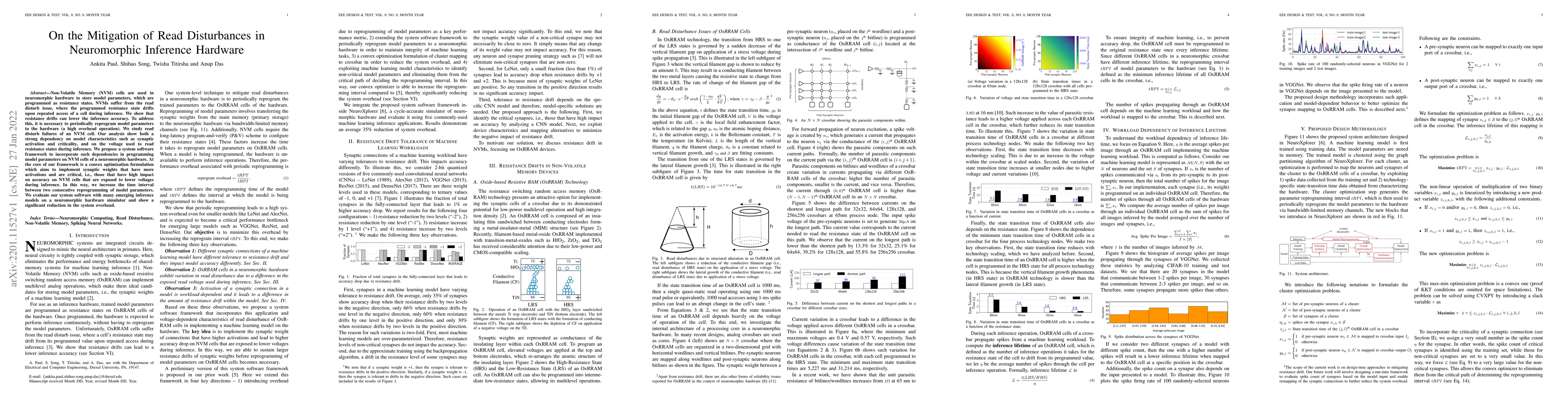 Thumbnail for On the Mitigation of Read Disturbances in Neuromorphic Inference
  Hardware