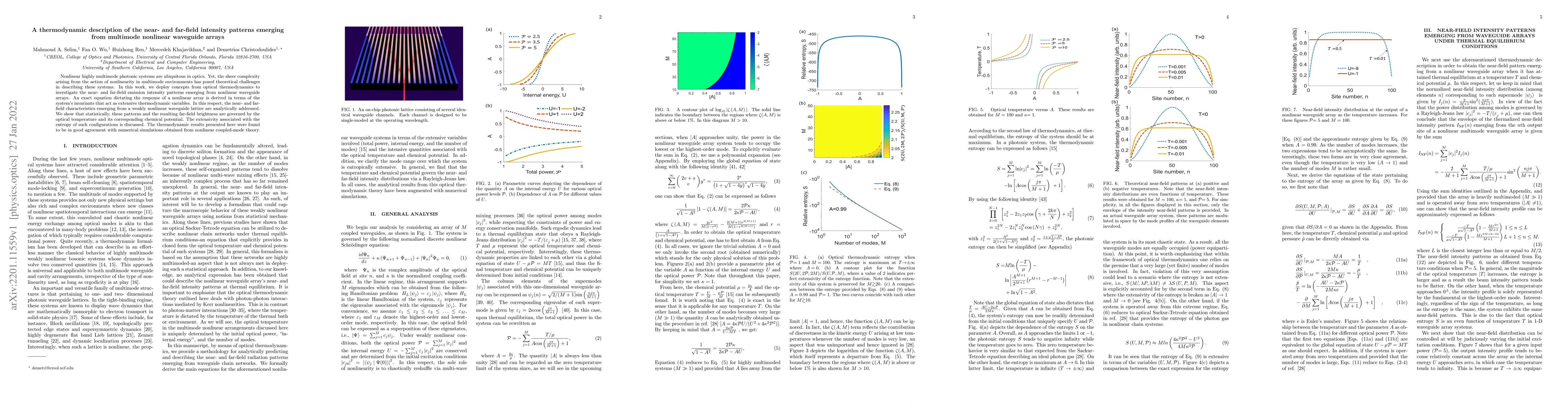 Thumbnail for A thermodynamic description of the near- and far-field intensity
  patterns emerging from multimode nonlinear waveguide arrays