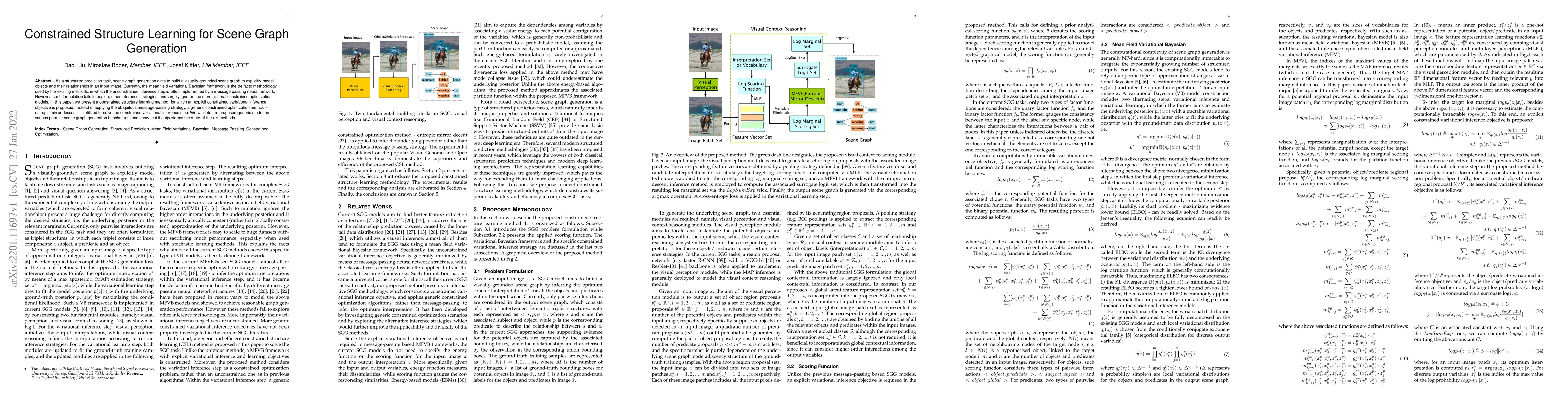 Thumbnail for Constrained Structure Learning for Scene Graph Generation