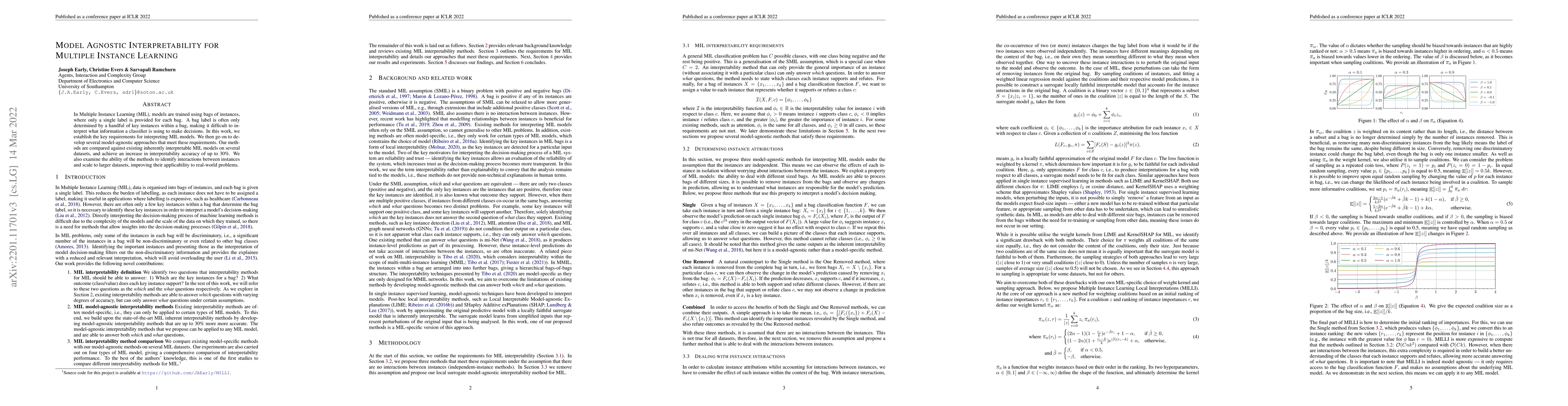 Thumbnail for Model Agnostic Interpretability for Multiple Instance Learning