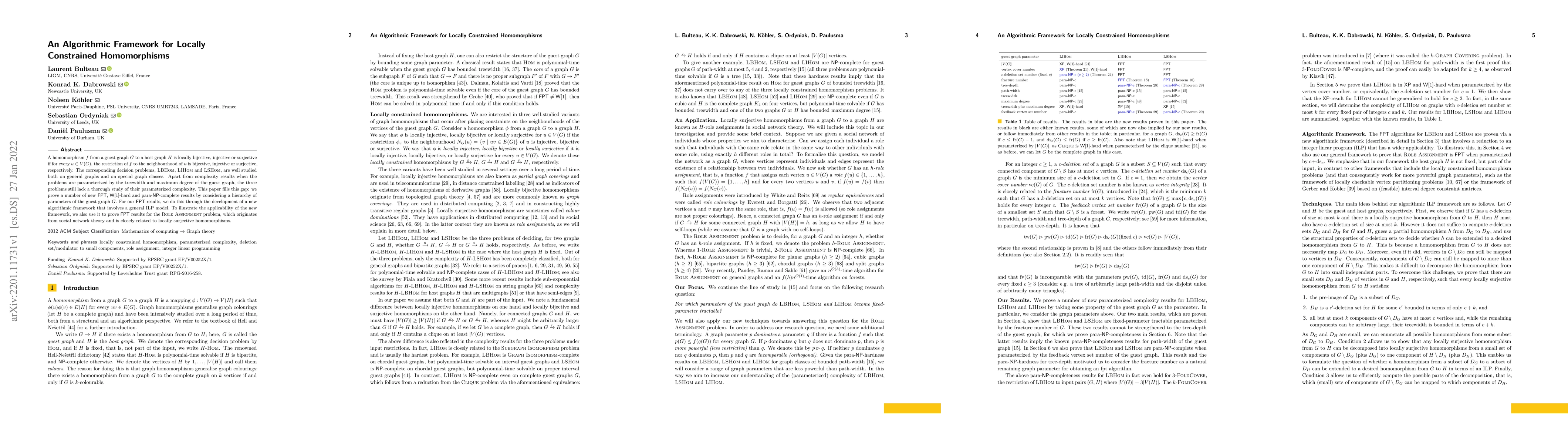 Thumbnail for An Algorithmic Framework for Locally Constrained Homomorphisms