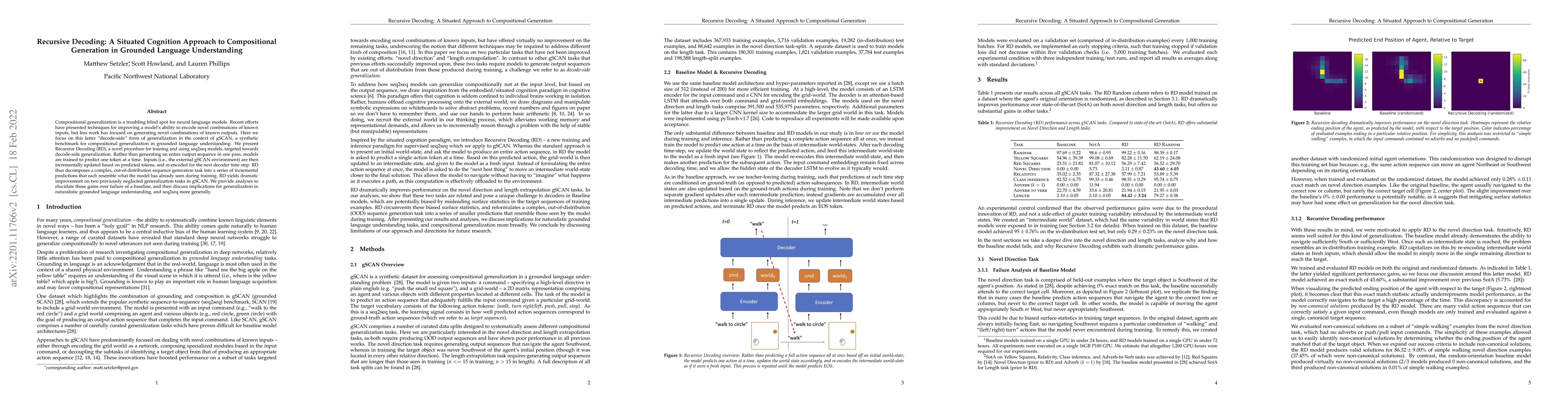 Thumbnail for Recursive Decoding: A Situated Cognition Approach to Compositional
  Generation in Grounded Language Understanding