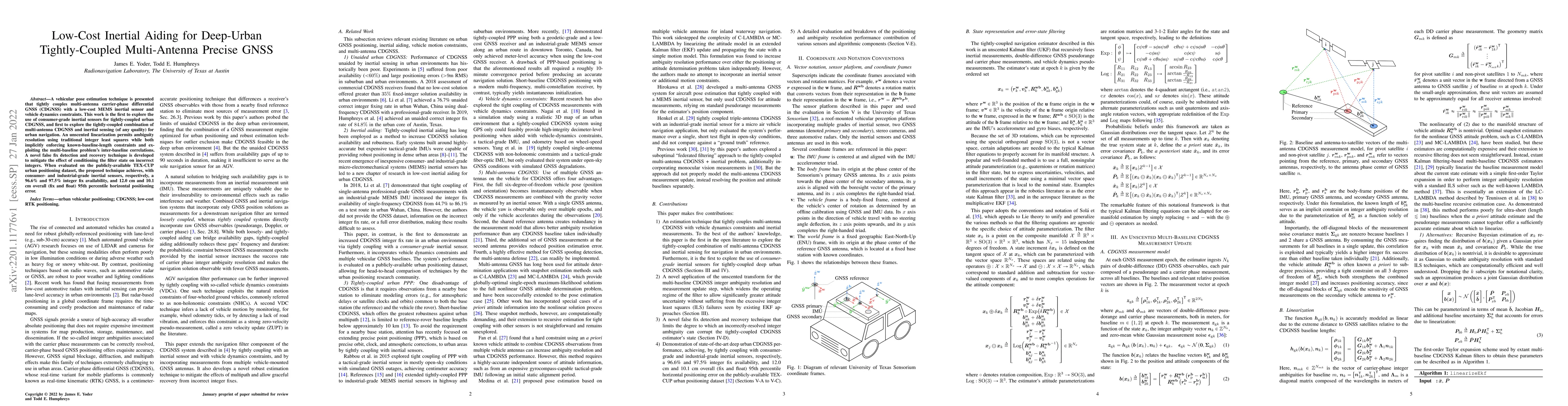 Thumbnail for Low-Cost Inertial Aiding for Deep-Urban Tightly-Coupled Multi-Antenna
  Precise GNSS