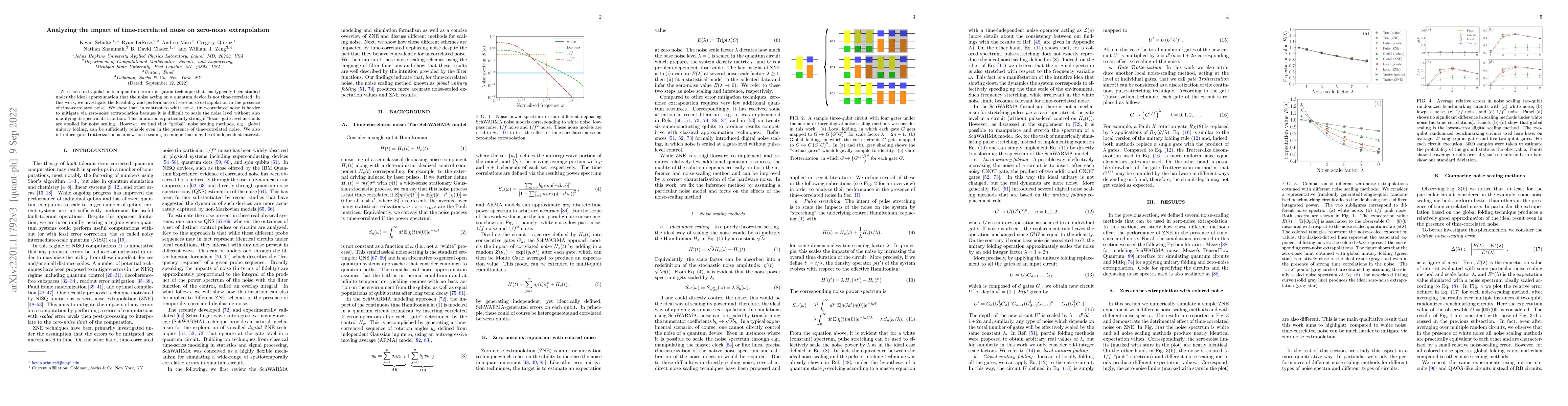 Thumbnail for Analyzing the impact of time-correlated noise on zero-noise
  extrapolation