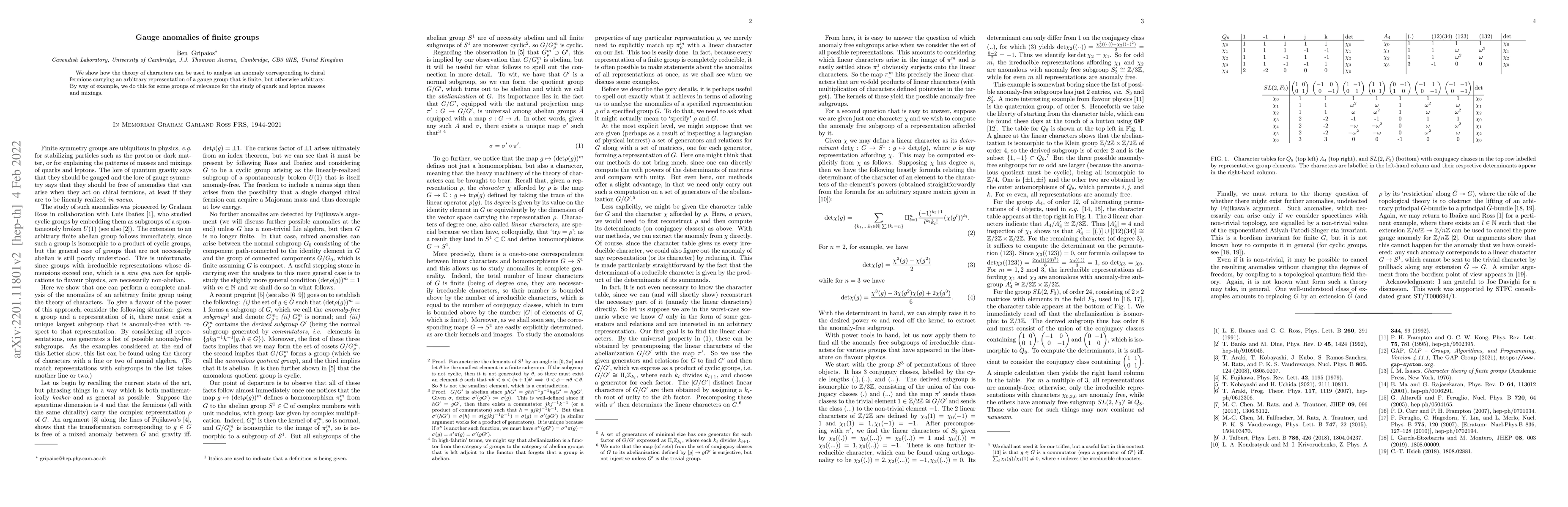 Thumbnail for Gauge anomalies of finite groups