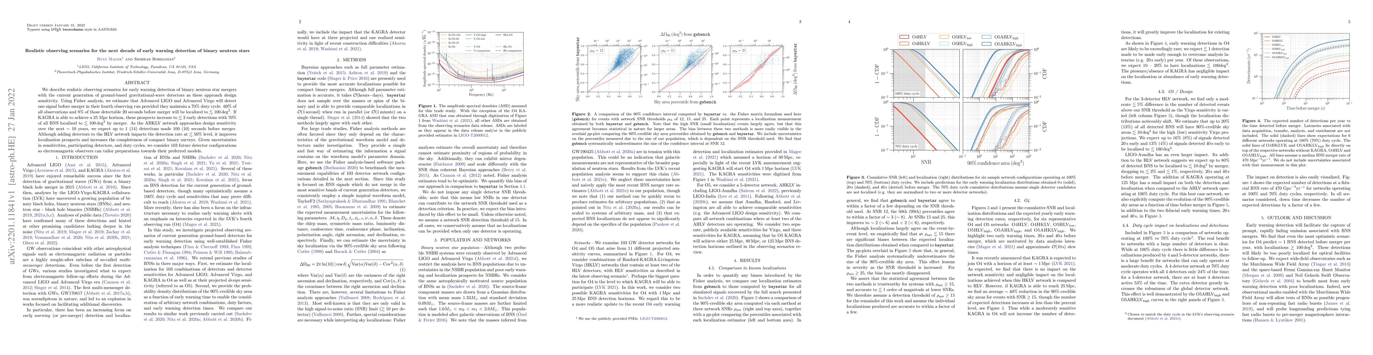 Thumbnail for Realistic observing scenarios for the next decade of early warning
  detection of binary neutron stars