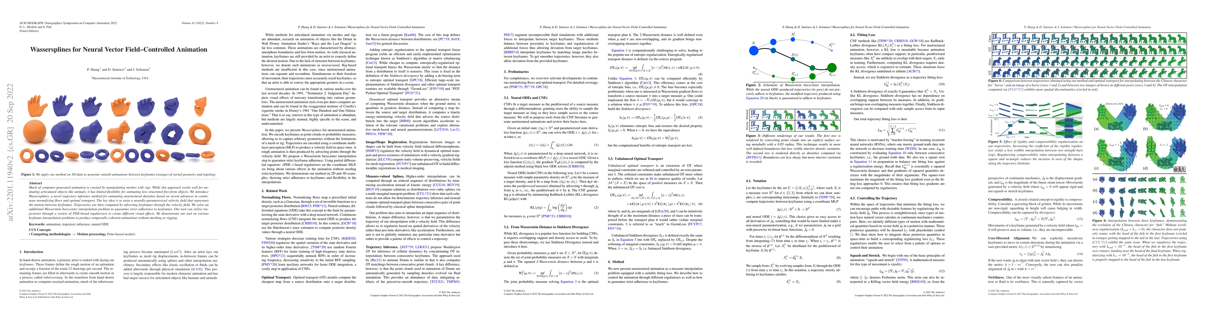 Thumbnail for Wassersplines for Neural Vector Field--Controlled Animation