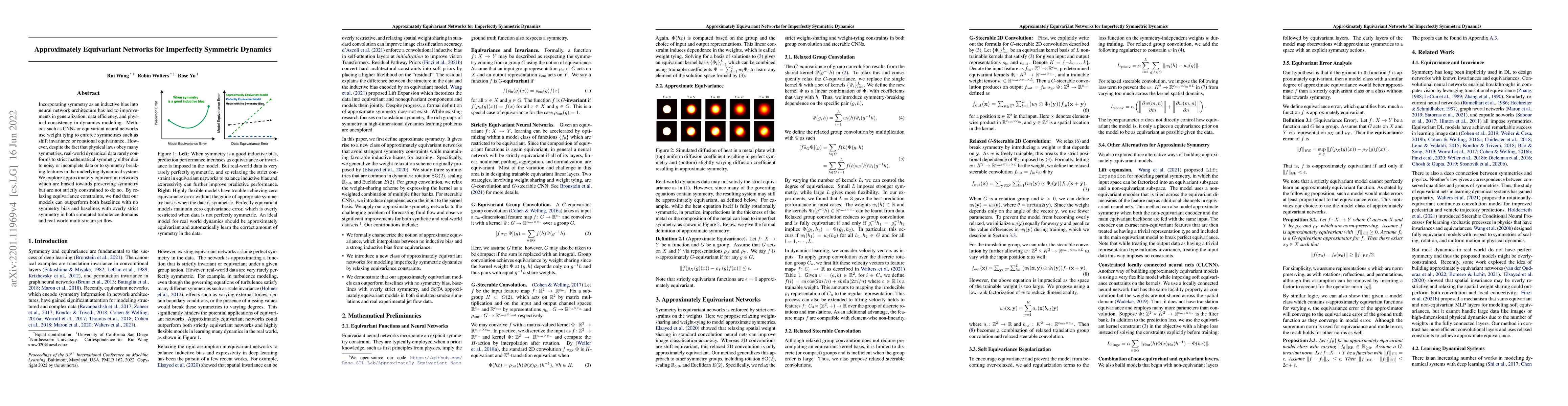 Thumbnail for Approximately Equivariant Networks for Imperfectly Symmetric Dynamics