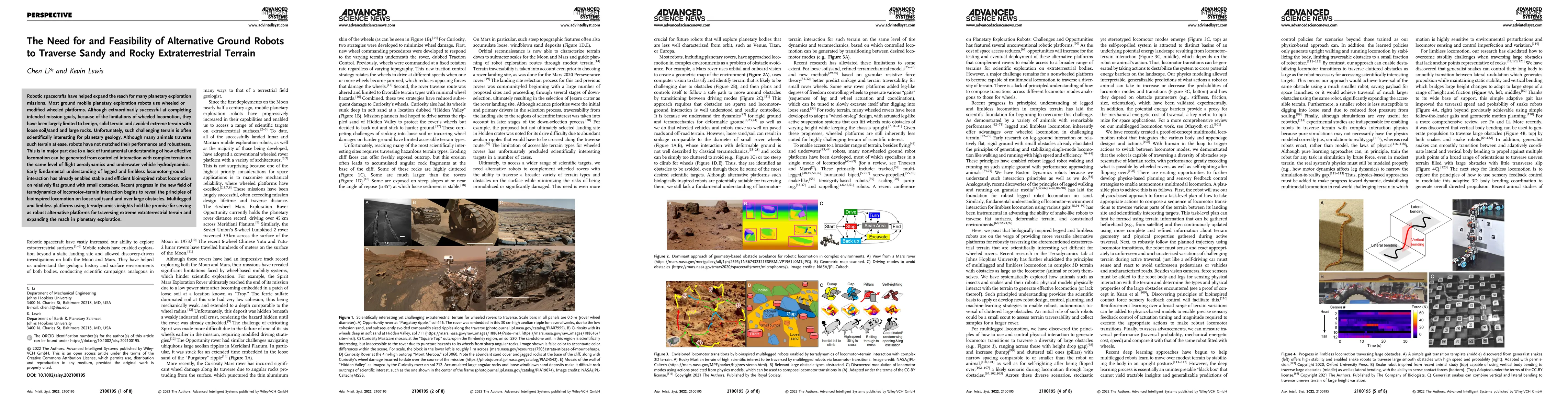 Thumbnail for The need for and feasibility of alternative ground robots to traverse
  sandy and rocky extraterrestrial terrain