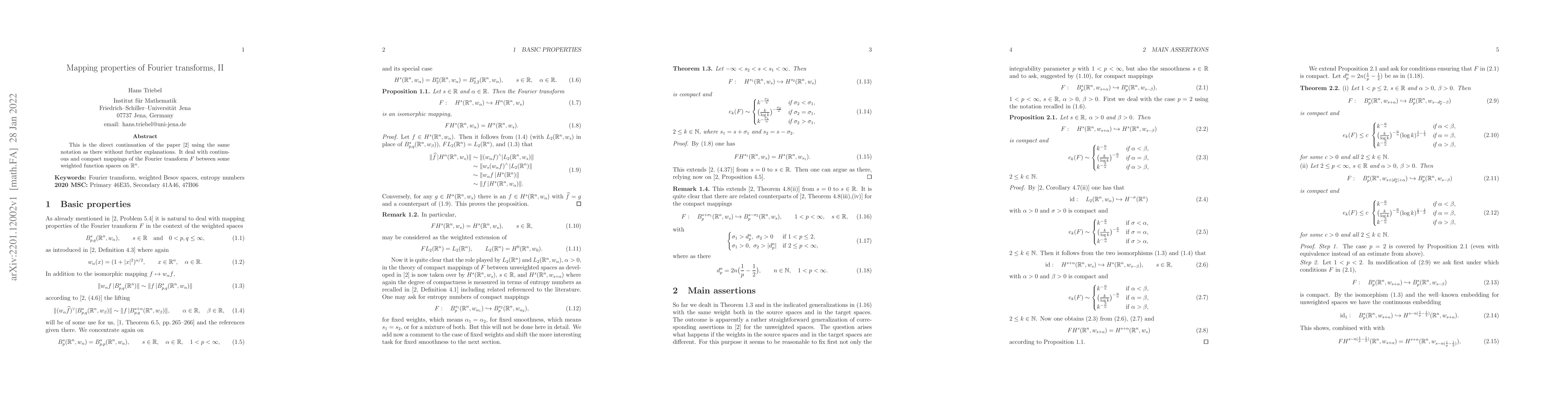 Thumbnail for Mapping properties of Fourier transforms, II