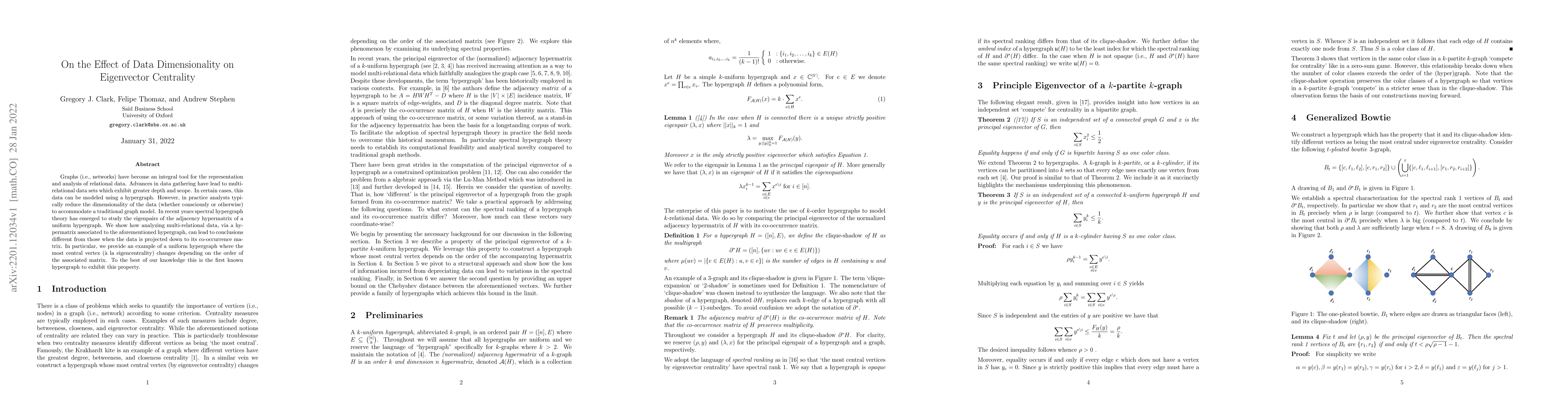 Thumbnail for On the Effect of Data Dimensionality on Eigenvector Centrality