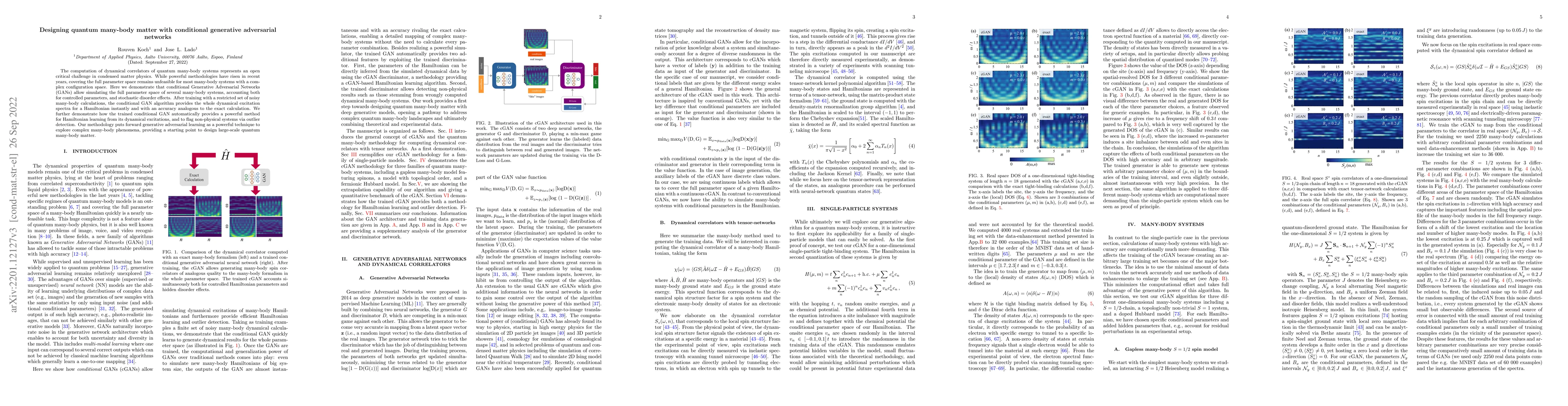 Thumbnail for Designing quantum many-body matter with conditional generative
  adversarial networks
