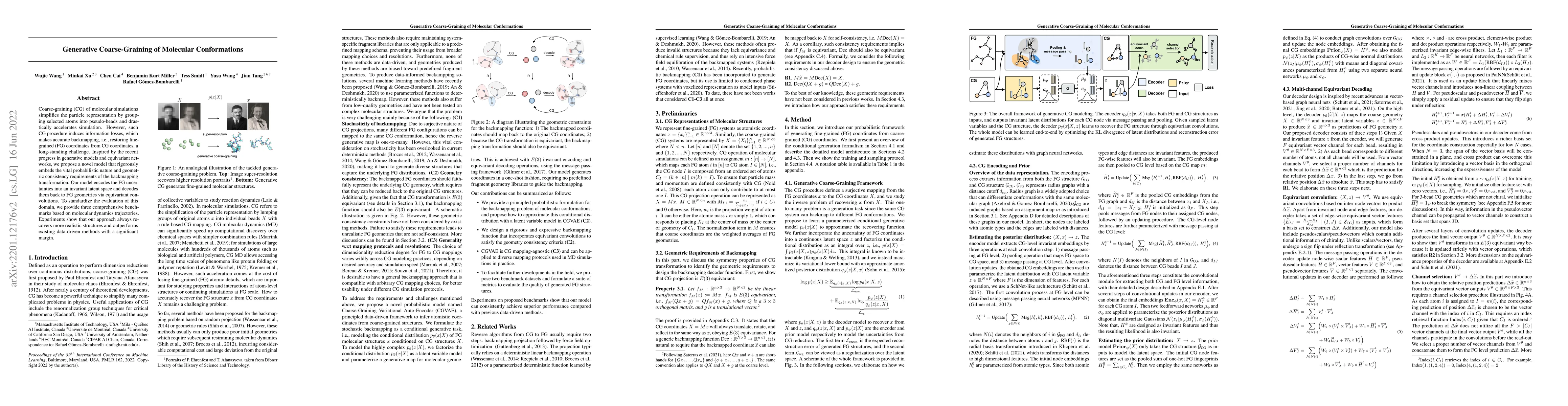 Thumbnail for Generative Coarse-Graining of Molecular Conformations