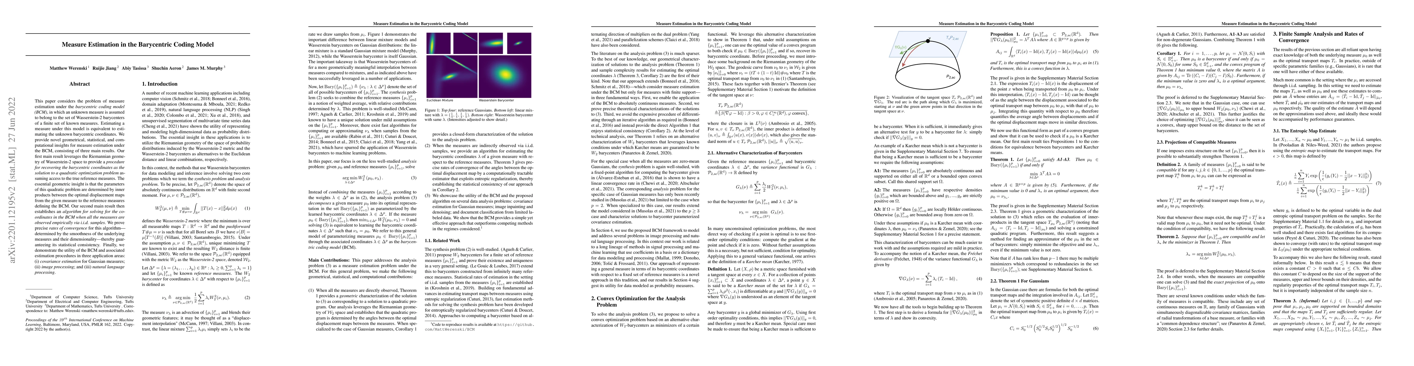 Thumbnail for Measure Estimation in the Barycentric Coding Model