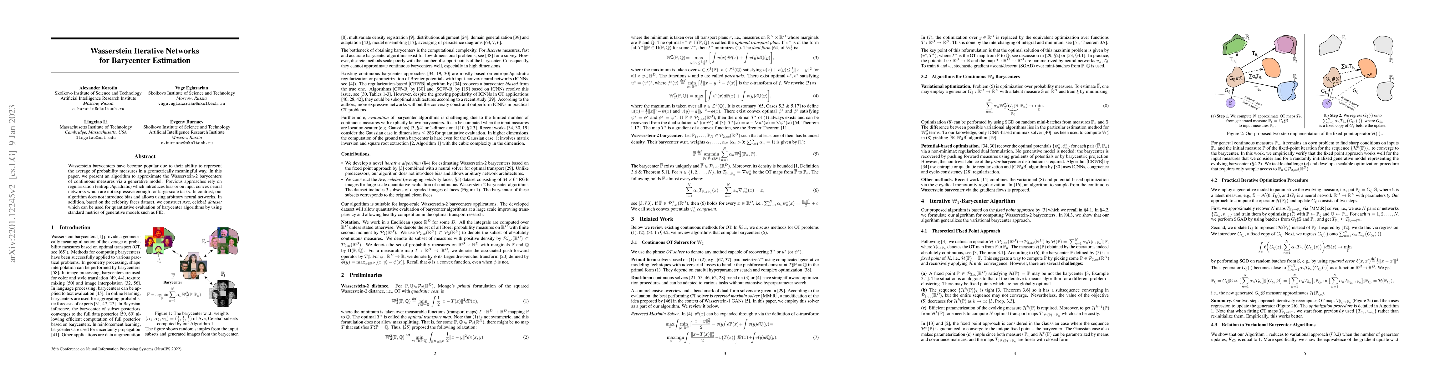 Thumbnail for Wasserstein Iterative Networks for Barycenter Estimation