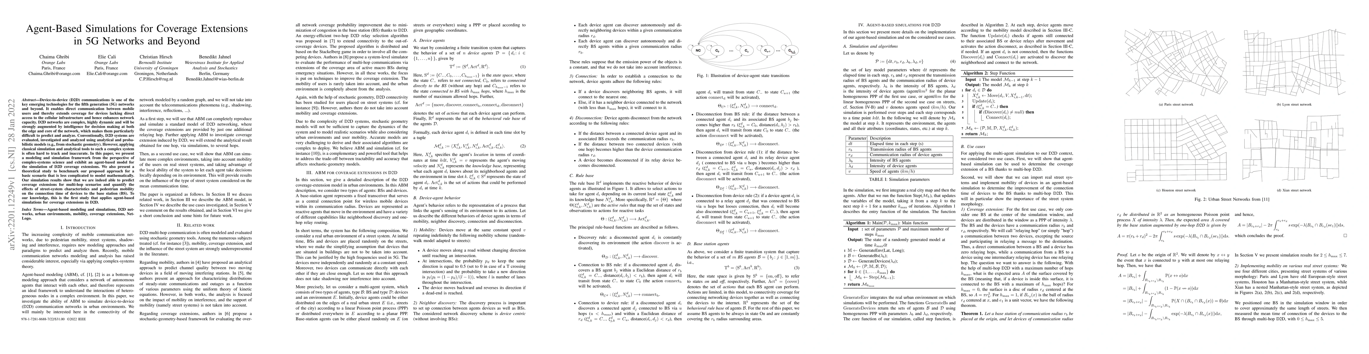 Thumbnail for Agent-based simulations for coverage extensions in 5G networks and
  beyond
