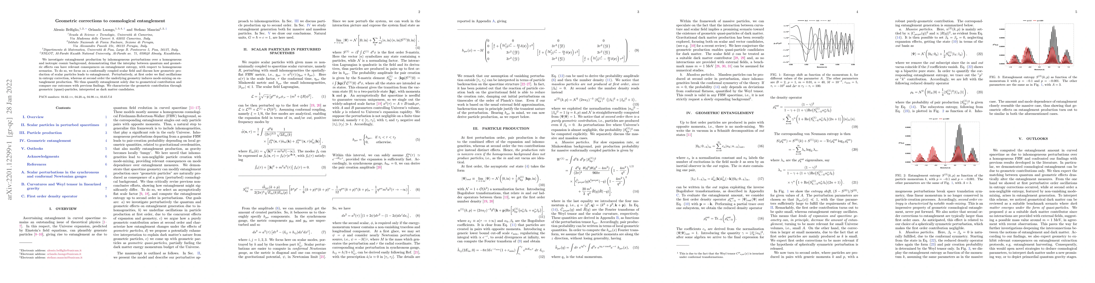 Thumbnail for Geometric corrections to cosmological entanglement