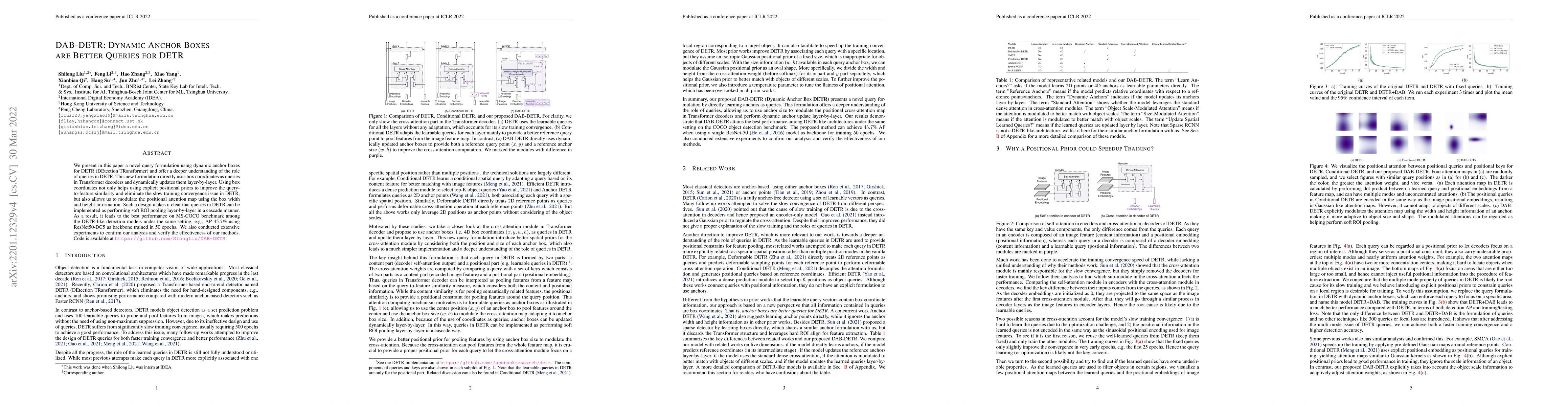 Thumbnail for DAB-DETR: Dynamic Anchor Boxes are Better Queries for DETR
