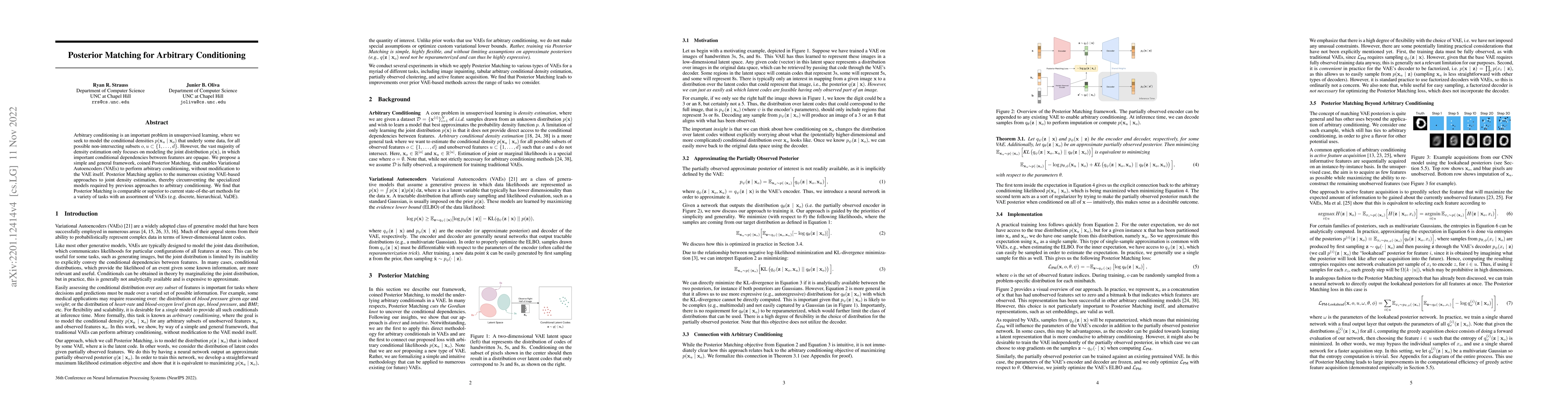 Thumbnail for Posterior Matching for Arbitrary Conditioning